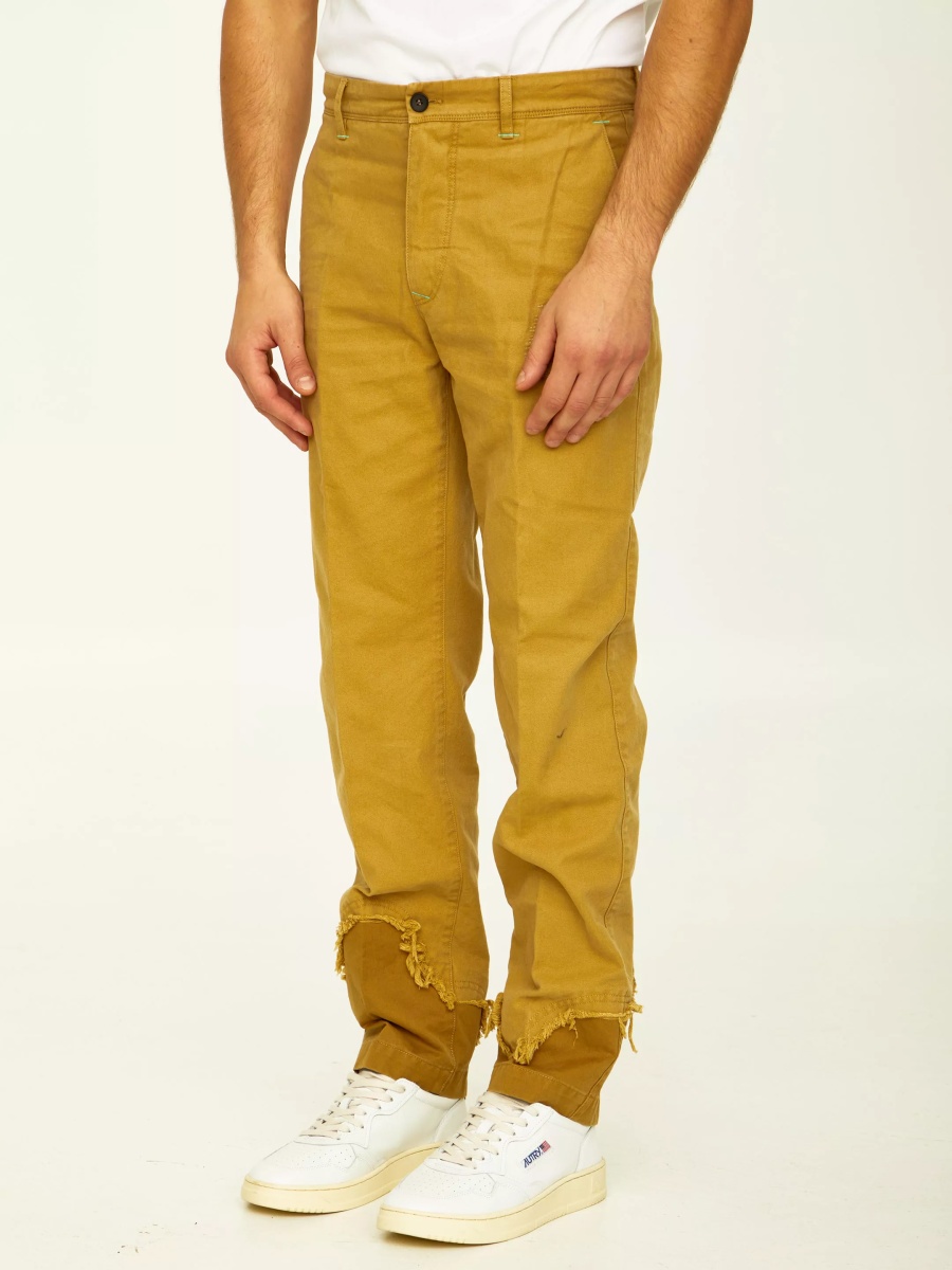 Camel Cotton Trousers - Img 2