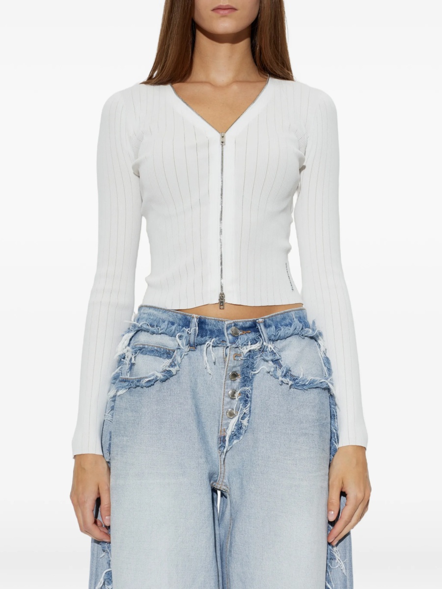 Cardigan Alexander Wang alb - Img 3