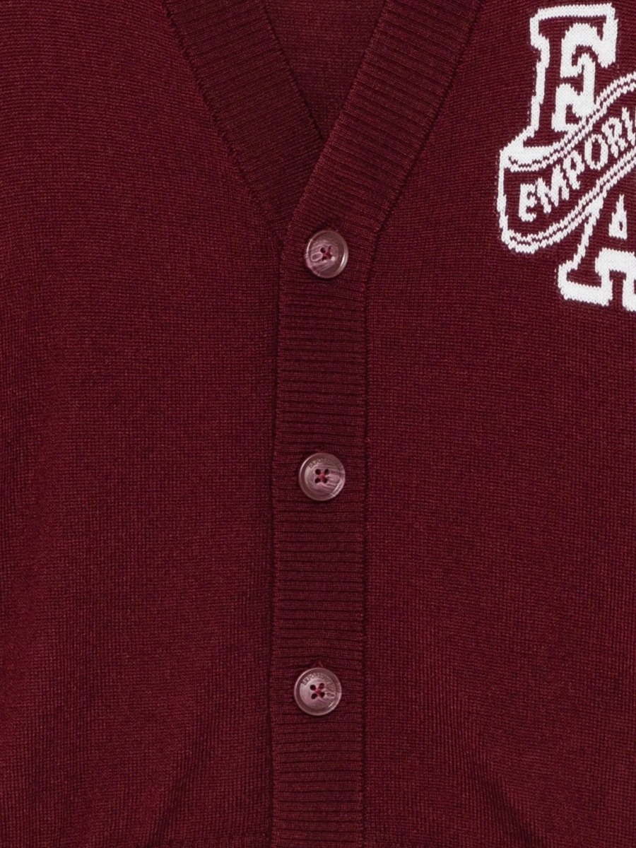 Cardigan EMPORIO ARMANI KIDS mov din lana - Img 5