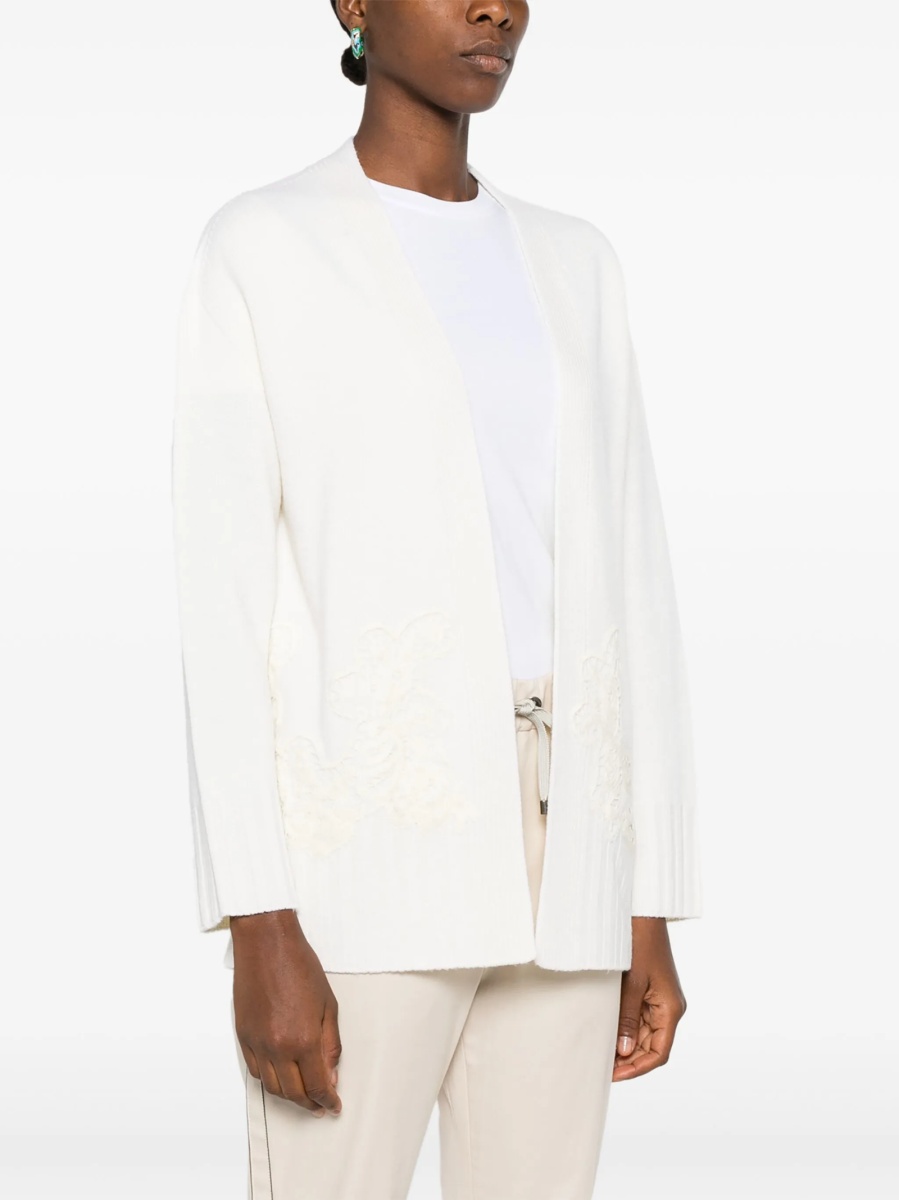 Cardigan Ermanno Scervino alb - Img 3
