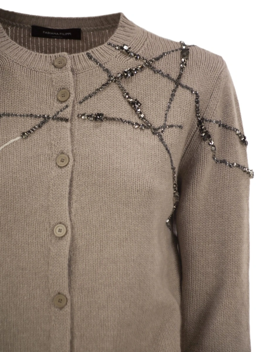 Cardigan Fabiana Filippi maro - Img 4
