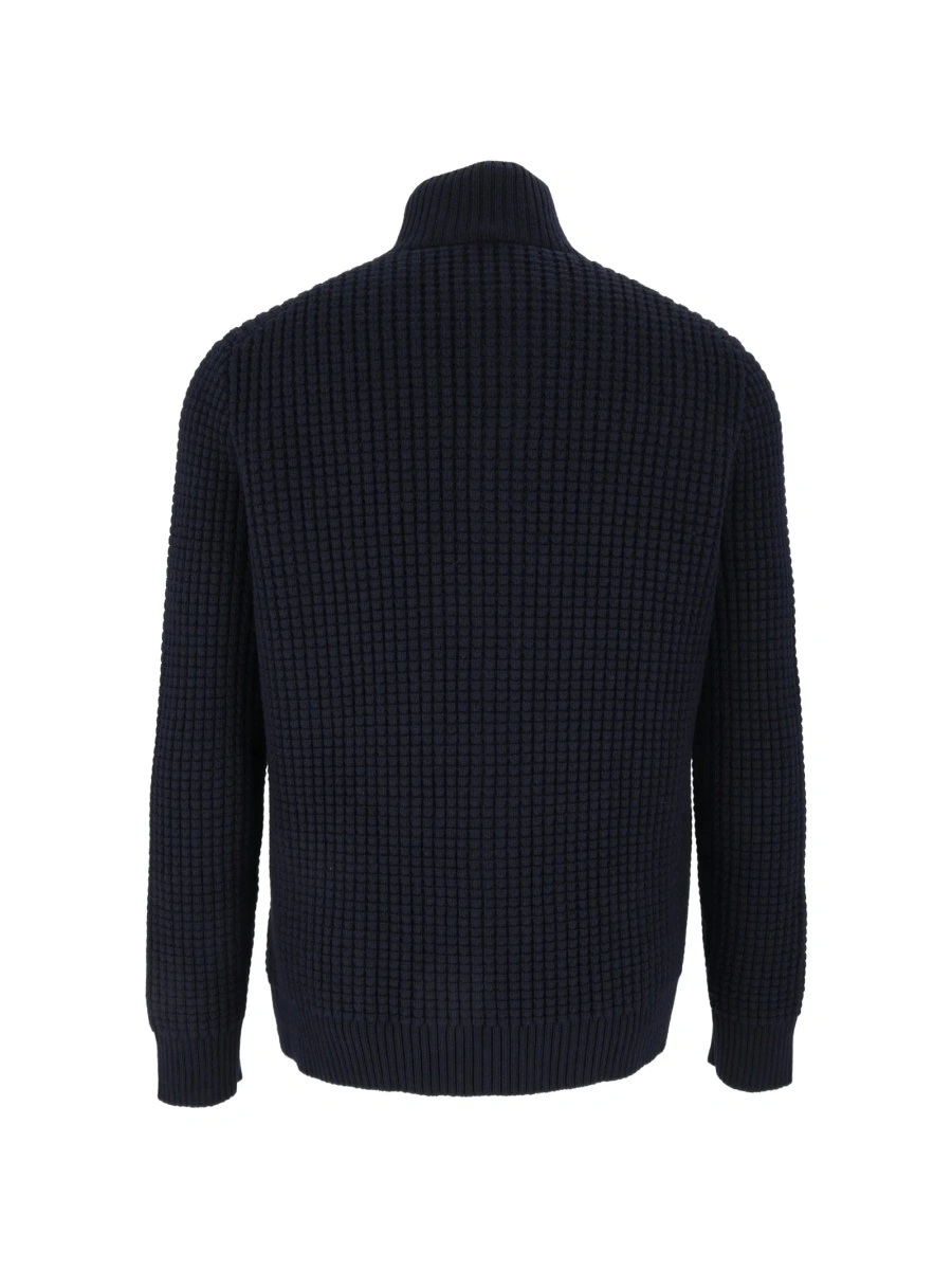 Cardigan Fay albastru din lana - Img 2