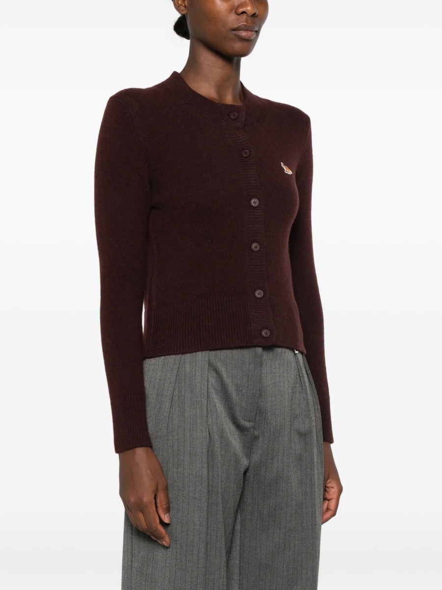 Cardigan MAISON KITSUNÉ violet - Img 3