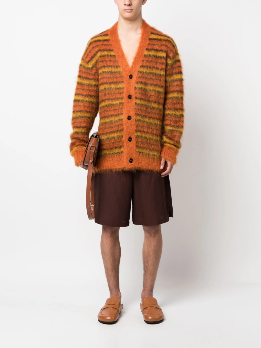 Cardigan Marni Mohair portocaliu - Img 2