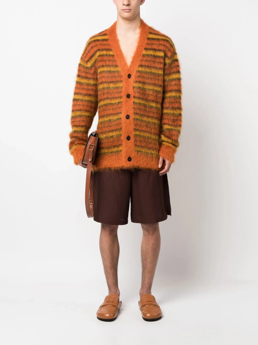 Cardigan Marni Mohair portocaliu - Img 2