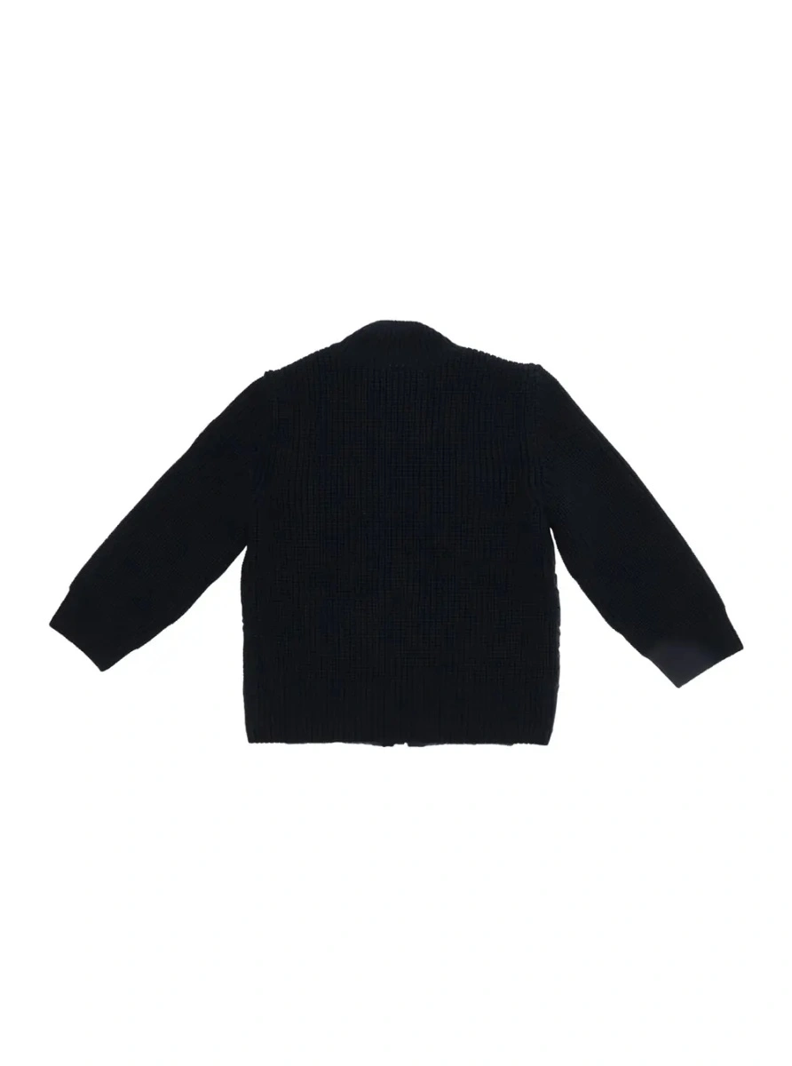 Cardigan Moncler albastru din bumbac - Img 2