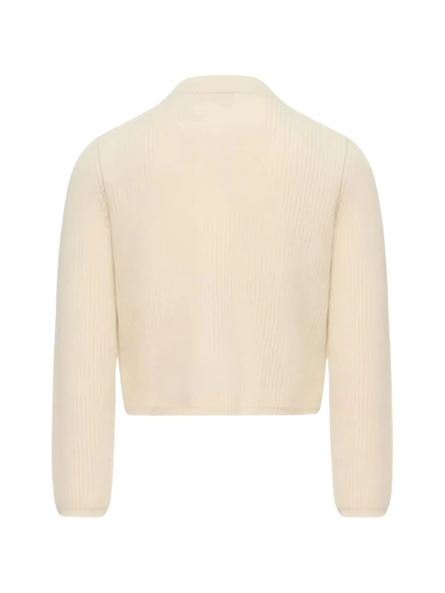Cardigan Moncler neutru din polyester - Img 2