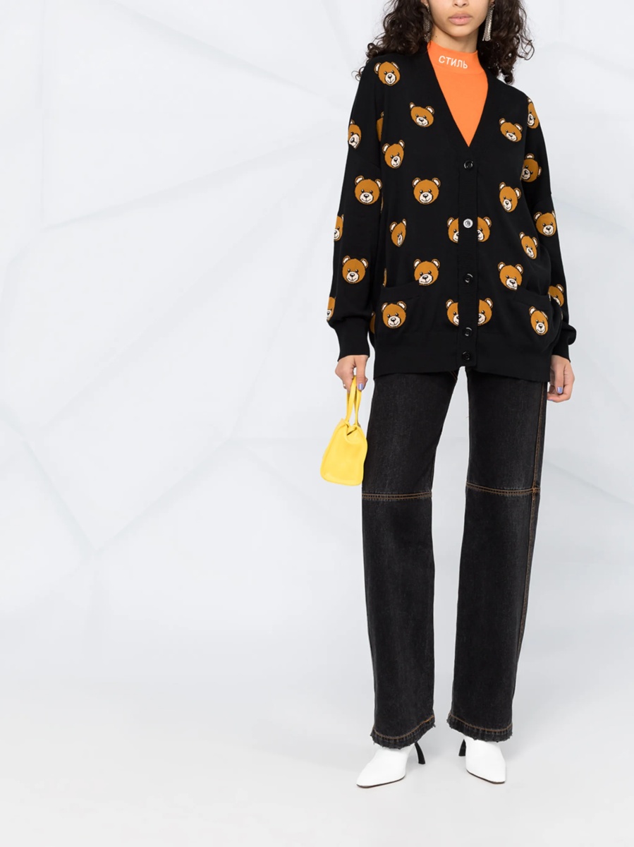 Cardigan Moschino negru - Img 2