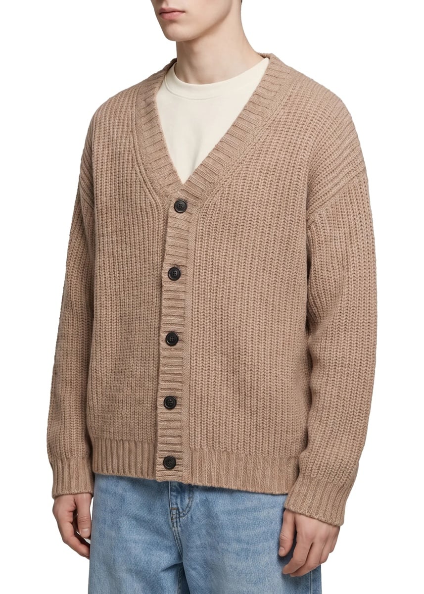 Cardigan Rope Wool Cardigan Over - Img 2