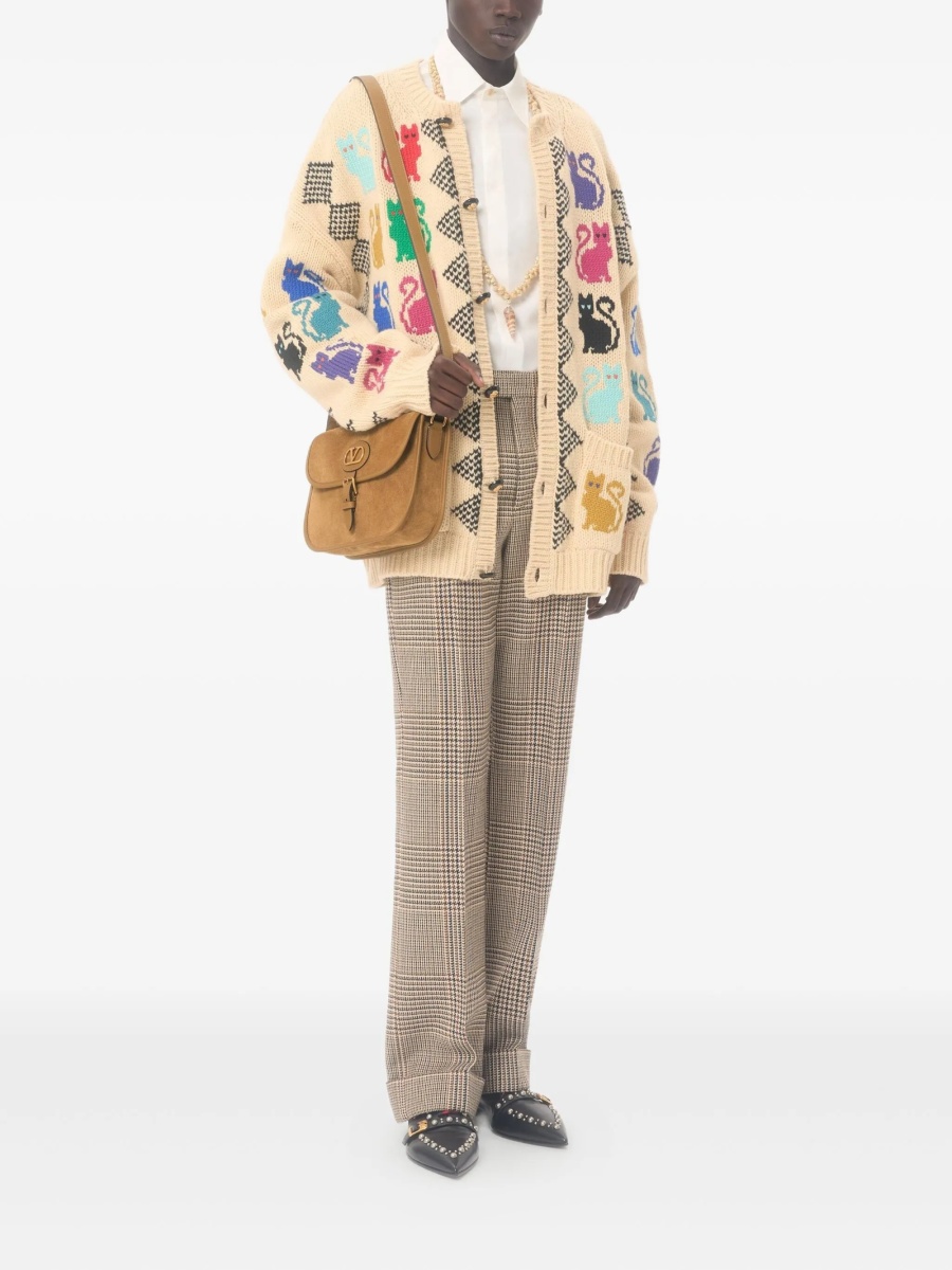 Cardigan Valentino Garavani neutru - Img 2