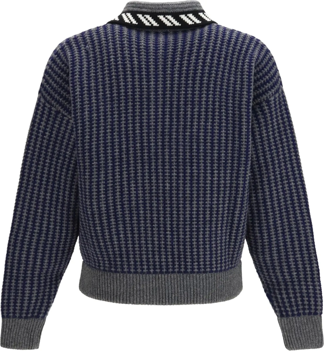 Cardigan Versace multicolor din lana - Img 2