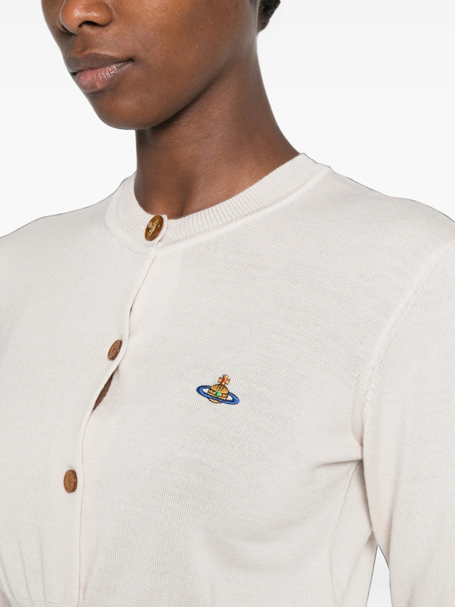 Cardigan Vivienne Westwood neutru din lana - Img 5