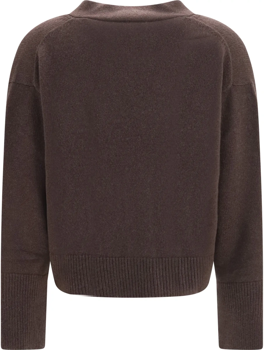 Cardigane Cashmere V-neck buttoned Cardigan - Img 2