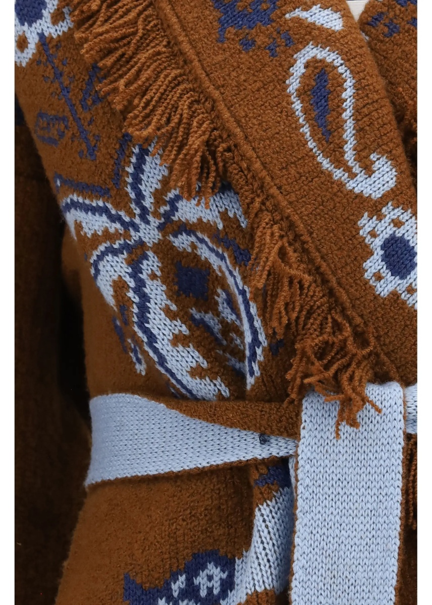 Cardigane Island Roots Cardigan with belt - Img 3