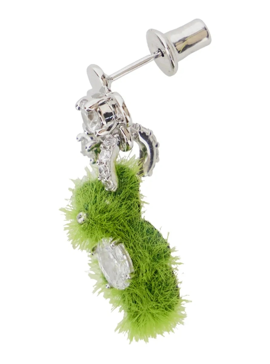 Cercei Grass Flower Bear Earring - Img 2