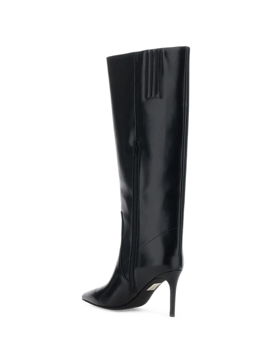 Cizme Jeffrey Campbell negre din piele 'ARSEN' - Img 7