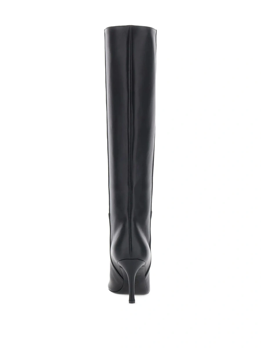 Cizme POLLINI negre din piele - Img 6