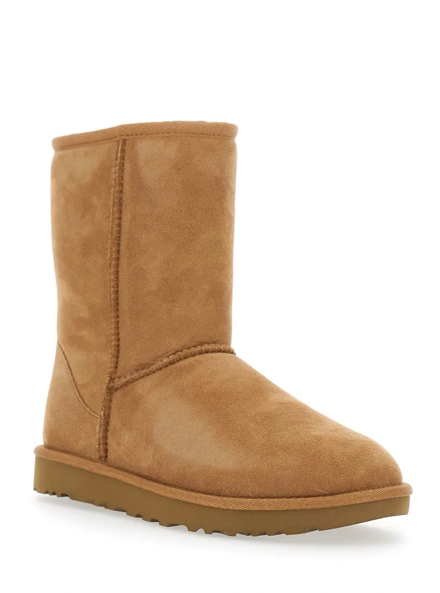 Cizme UGG 'Classic Short' maro din piele intoarsa - Img 2