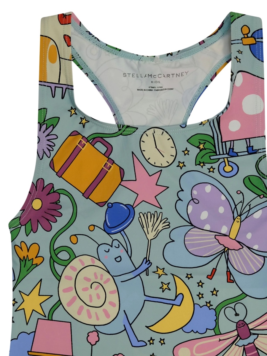 Costum de baie Stella McCartney albastru - Img 3