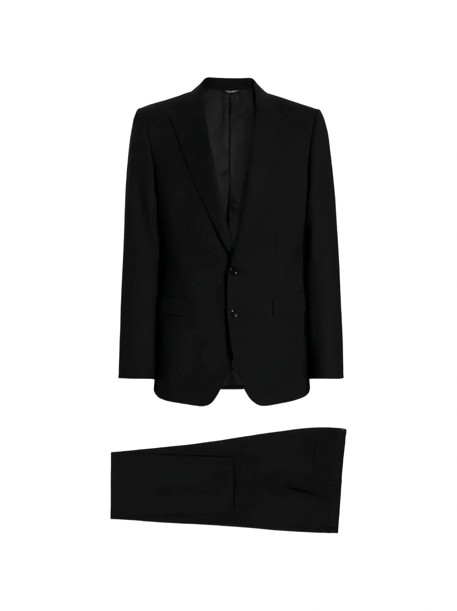 Costum Dolce &amp; Gabbana negru din lana - Img 5