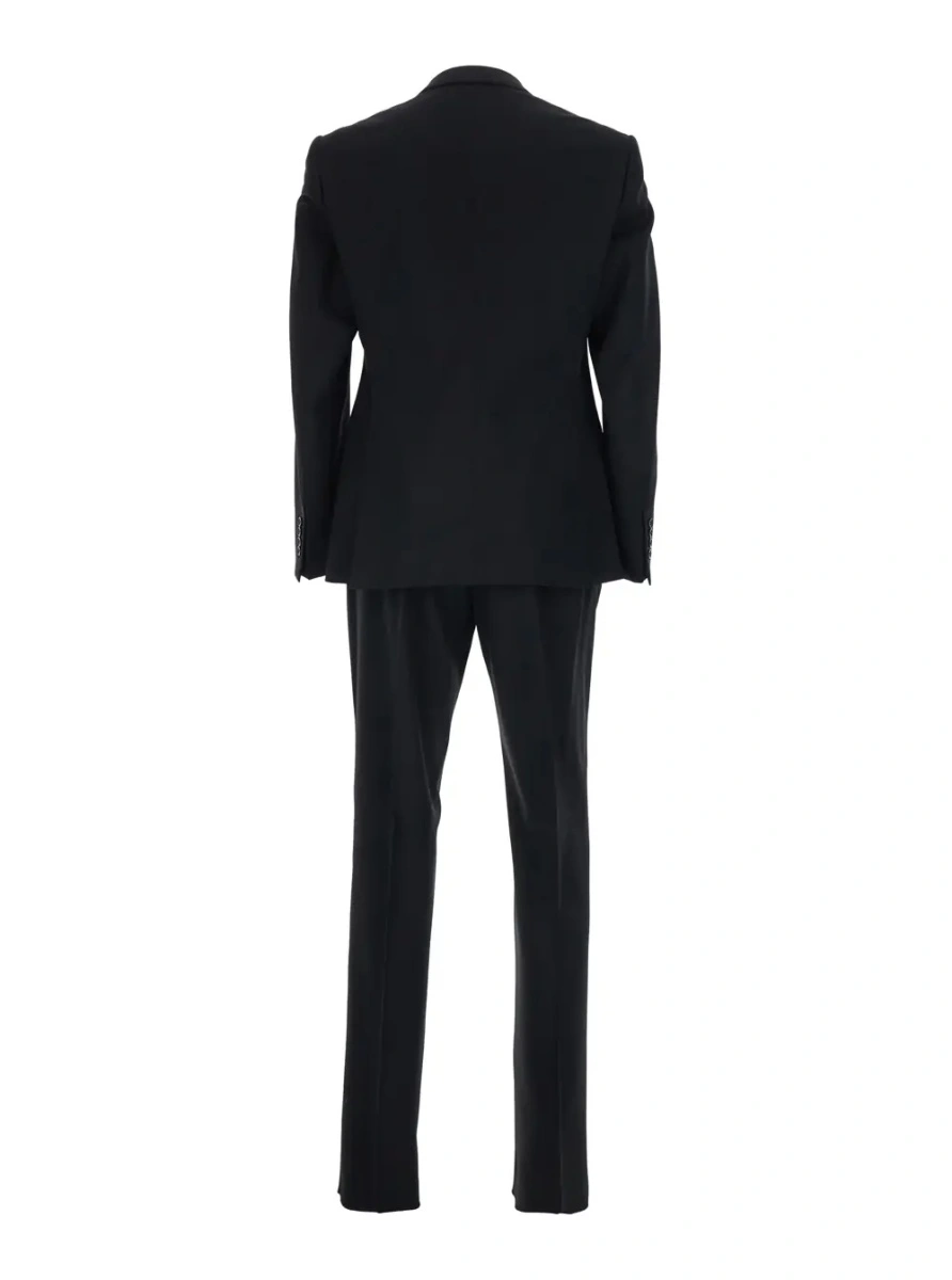 Costum Emporio Armani negru din lana - Img 2