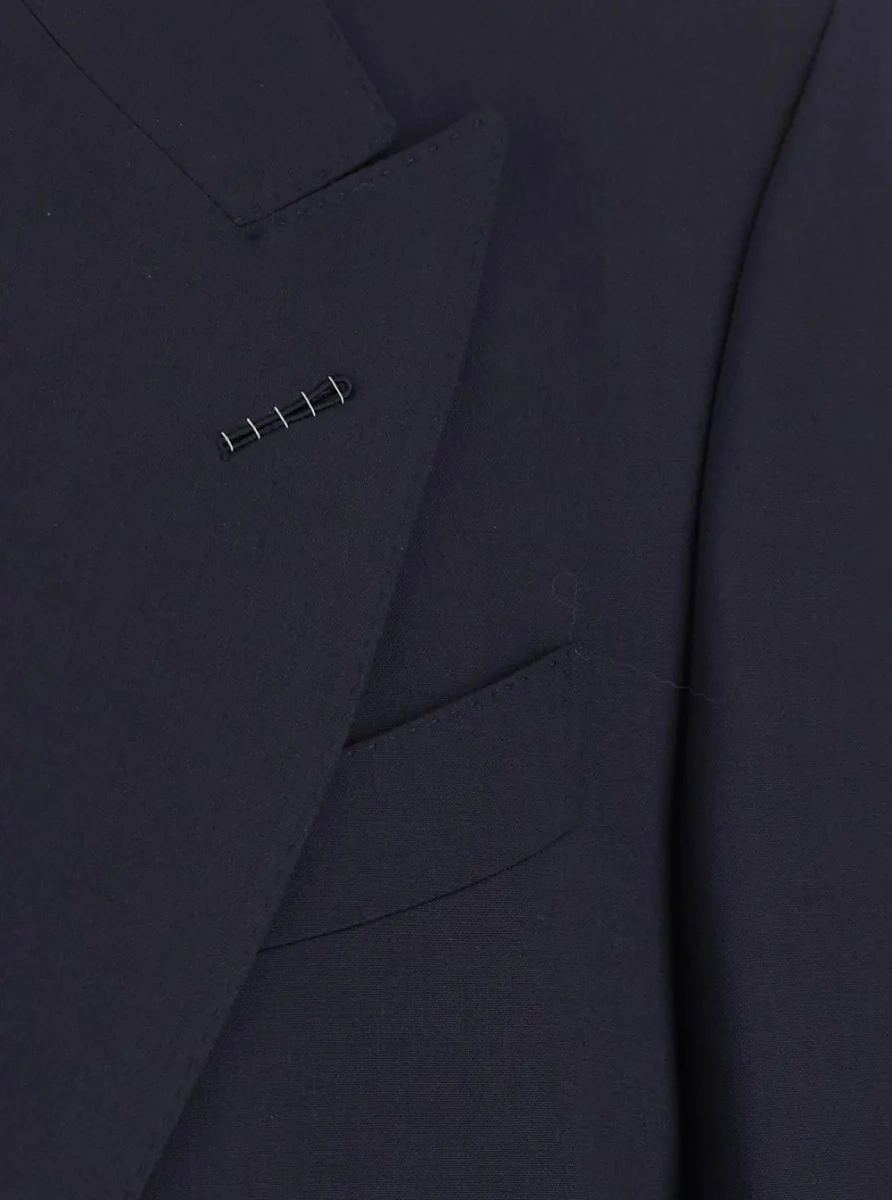 Costum Tom Ford albastru din lana - Img 2