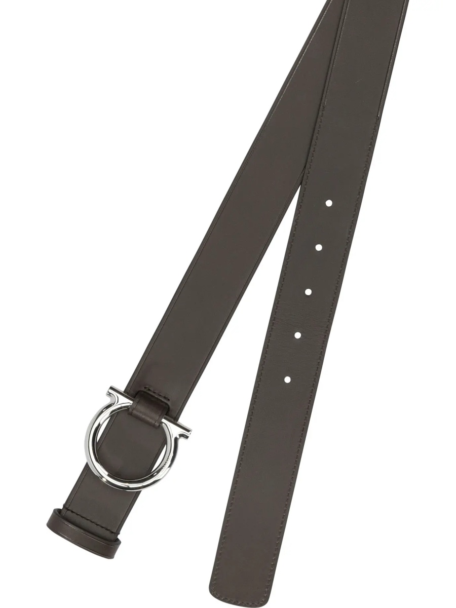 Curea "Gancini" Leather belt - Img 2
