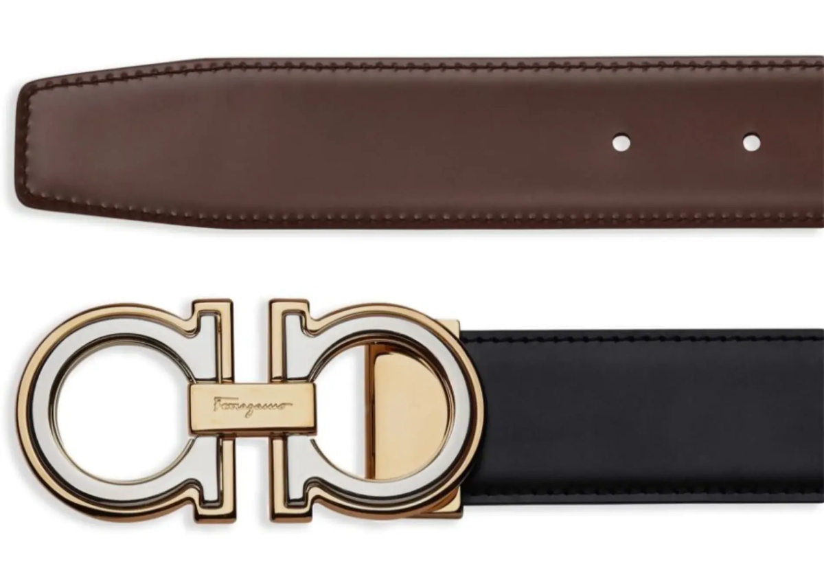 Curea Reversible and adjustable Gancini Belt - Img 2