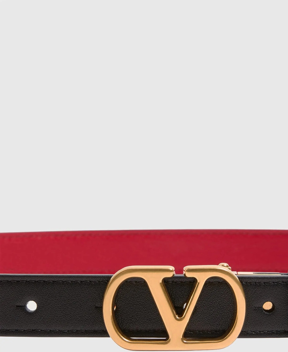 Curea Vlogo Signature Reversible Leather Belt - Img 2