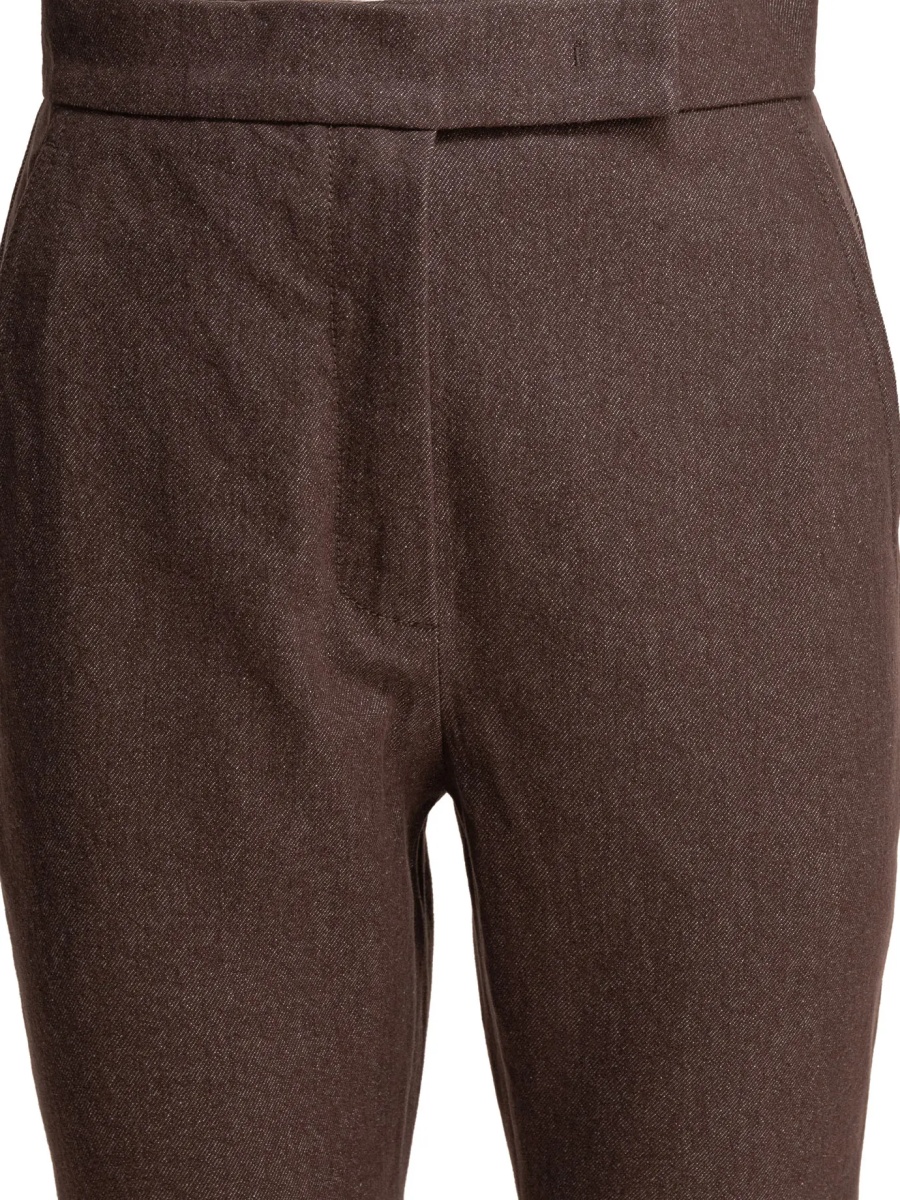 Denim-effect cotton trousers - Img 3