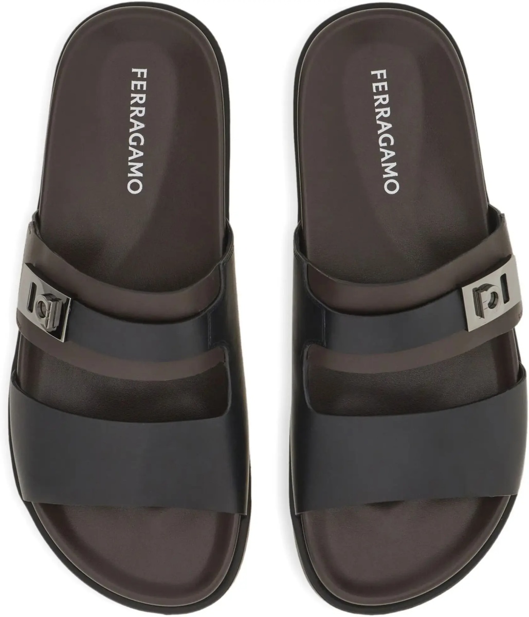 Double-strap leather Sandals - Img 4