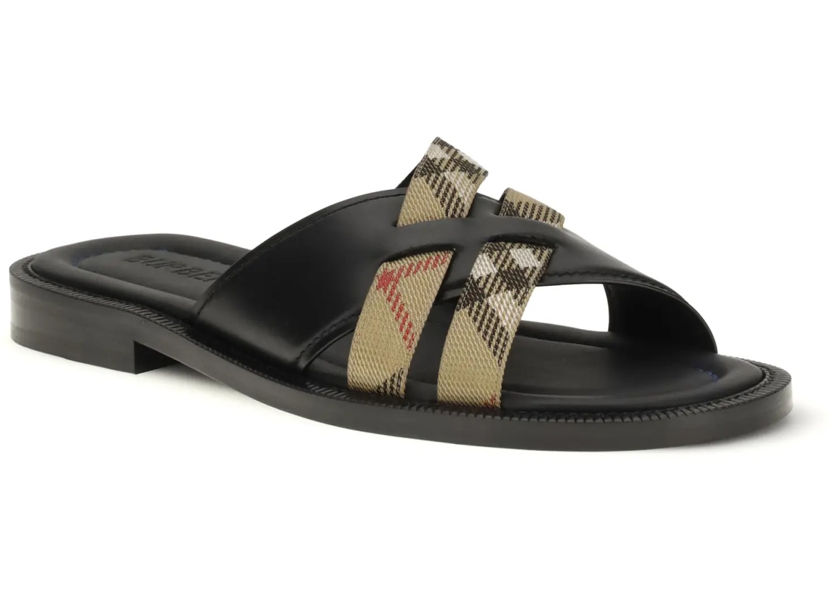 Drift leather and Check Sandals - Img 2