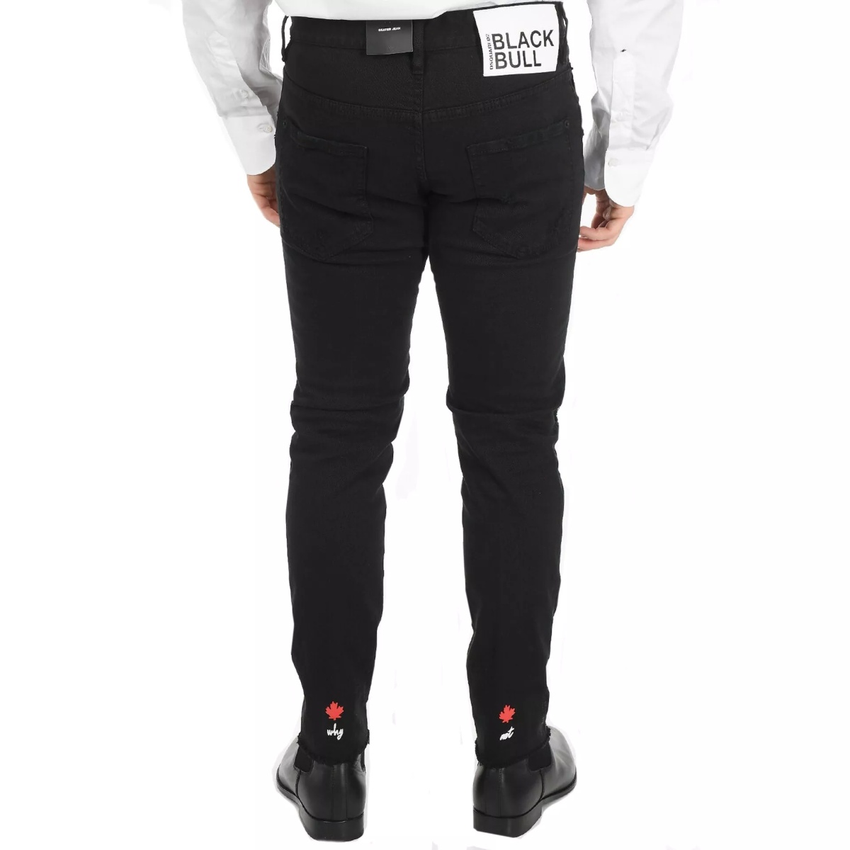 Dsquared2 Black Bull Skater Jeans - Img 3