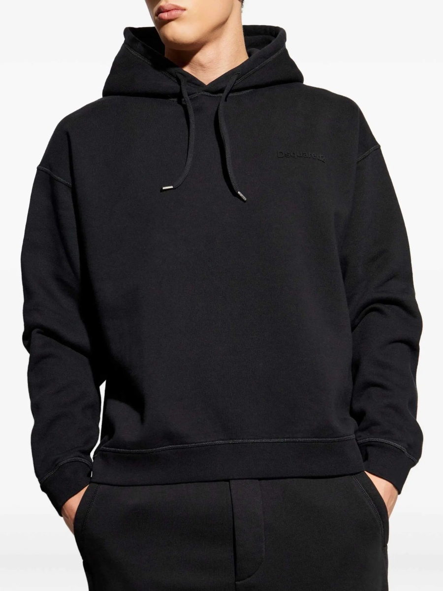 DSQUARED2 Black Hoodie* - Img 3