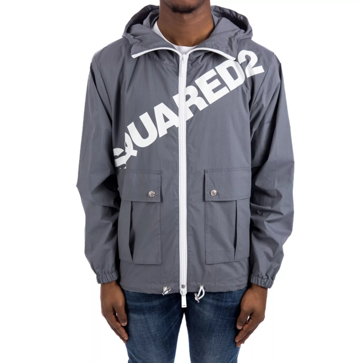 Dsquared2 Logo Hooded Windbreaker - Img 2