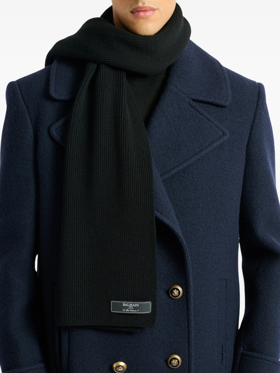 Esarfa Balmain neagra - Img 3