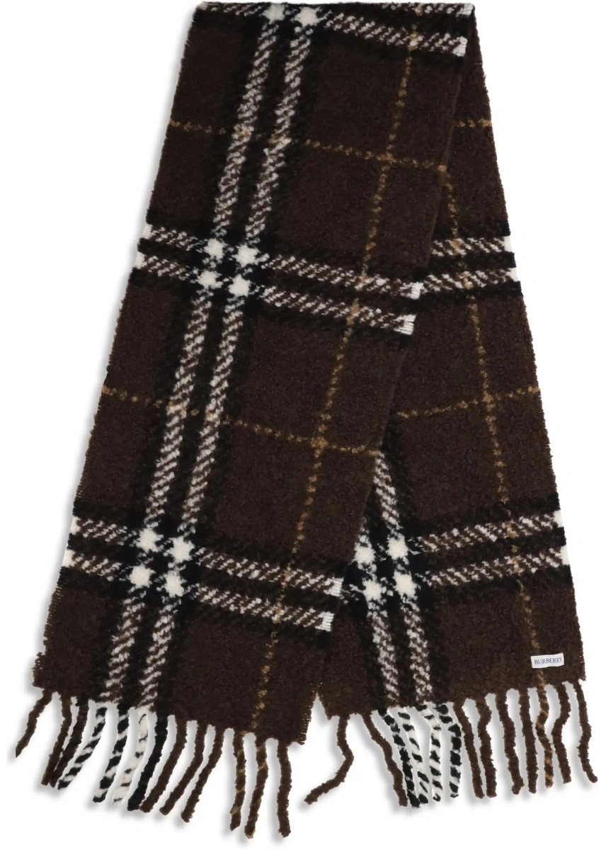 Esarfa Burberry multicolora din alpaca si lana - Img 2