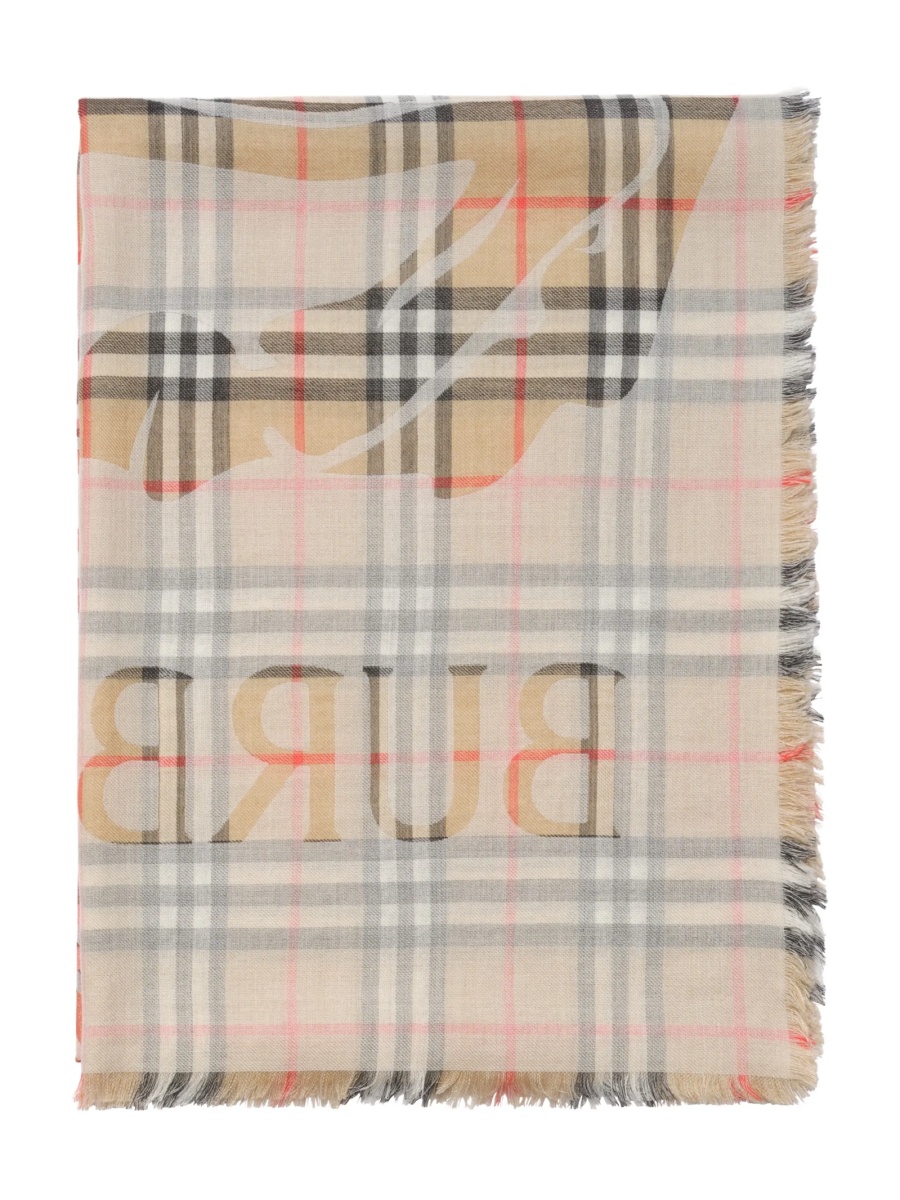 Esarfa Burberry neutra - Img 2