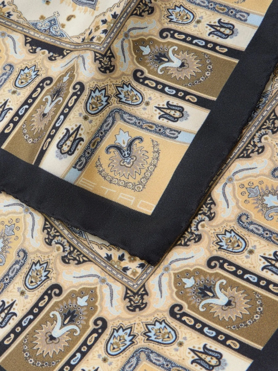 Esarfa ETRO multicolor din matase - Img 4