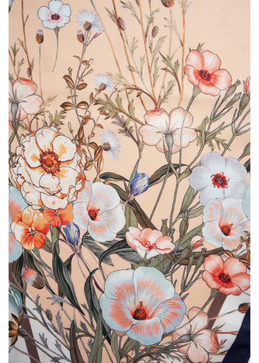 Esarfa Foulard with floral print - Img 3