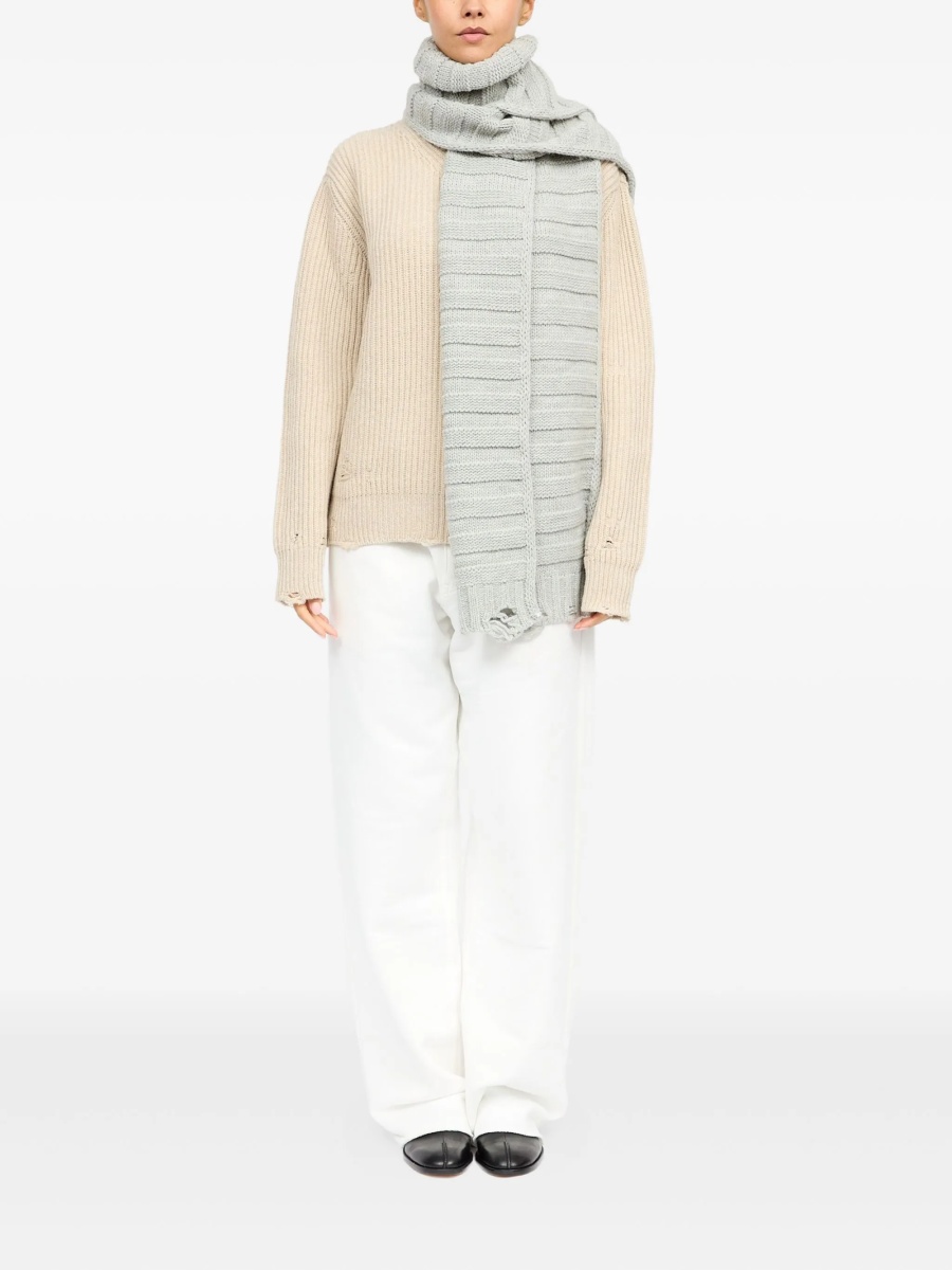 Esarfa MM6 Maison Margiela gri - Img 3