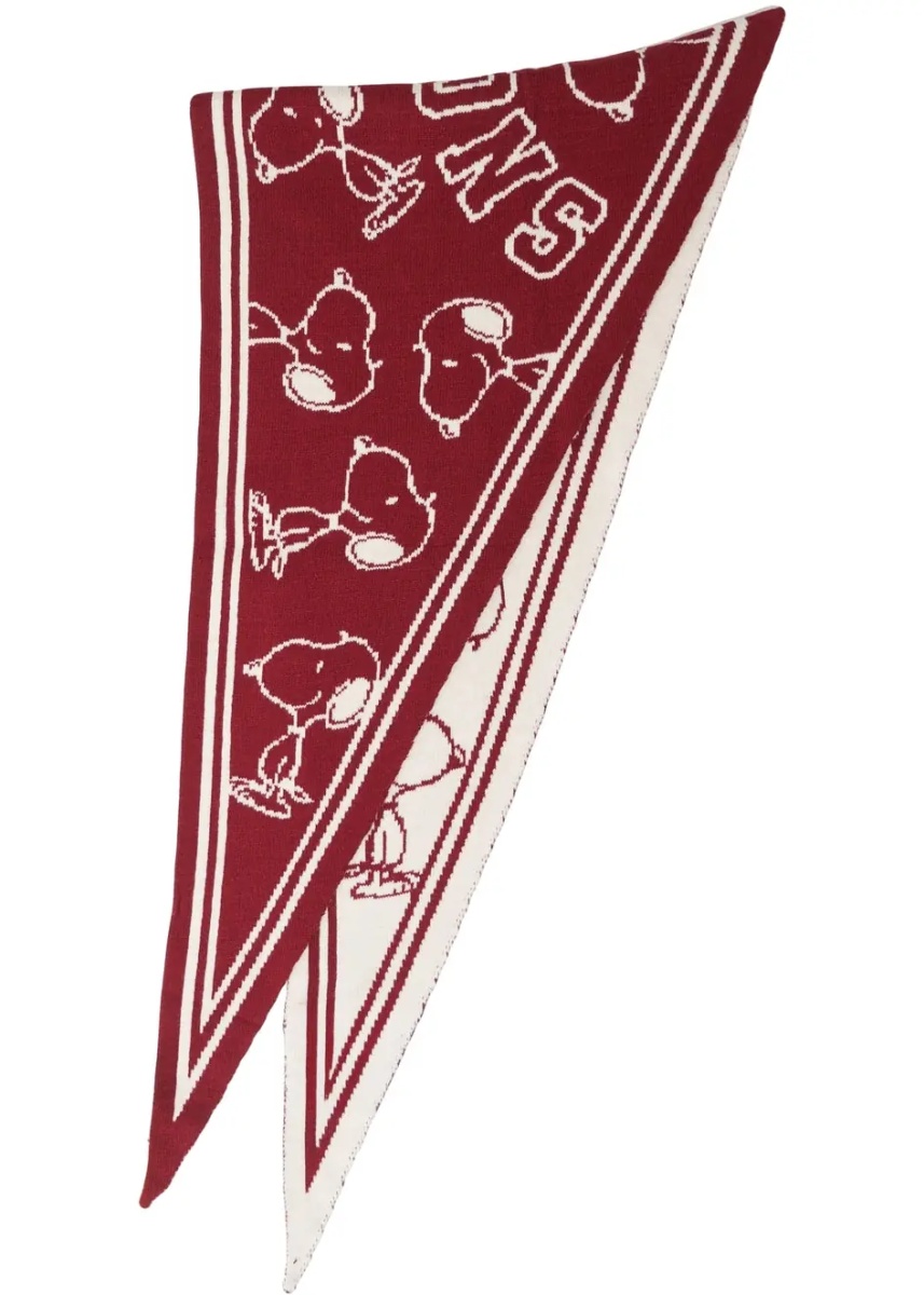 Esarfa Triangle scarf with print - Img 3