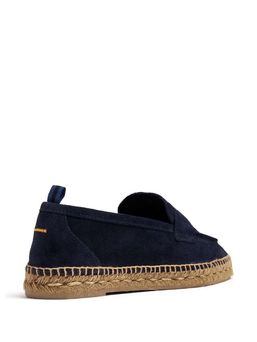 Espadrile CASTAÑER albastre din piele intoarsa - Img 3