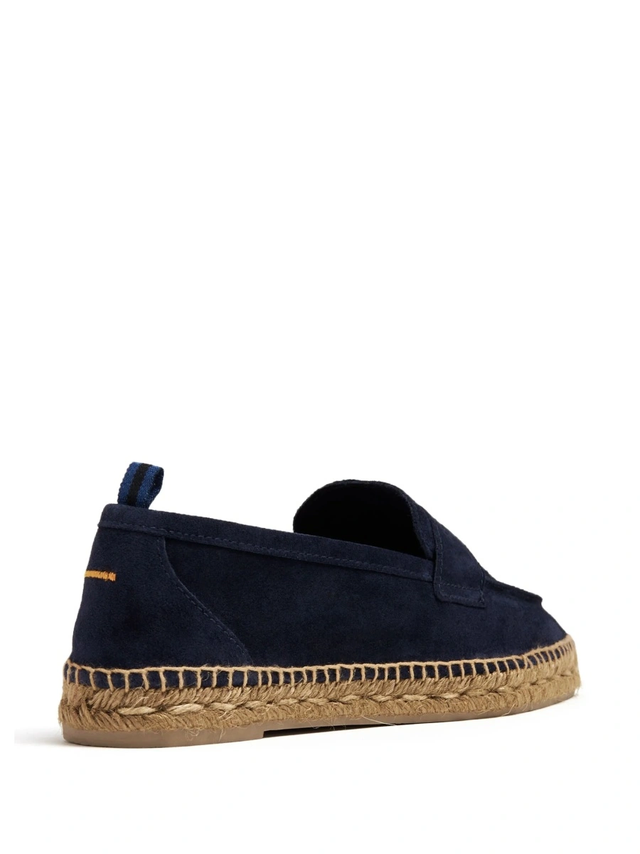 Espadrile CASTAÑER albastre din piele intoarsa - Img 3