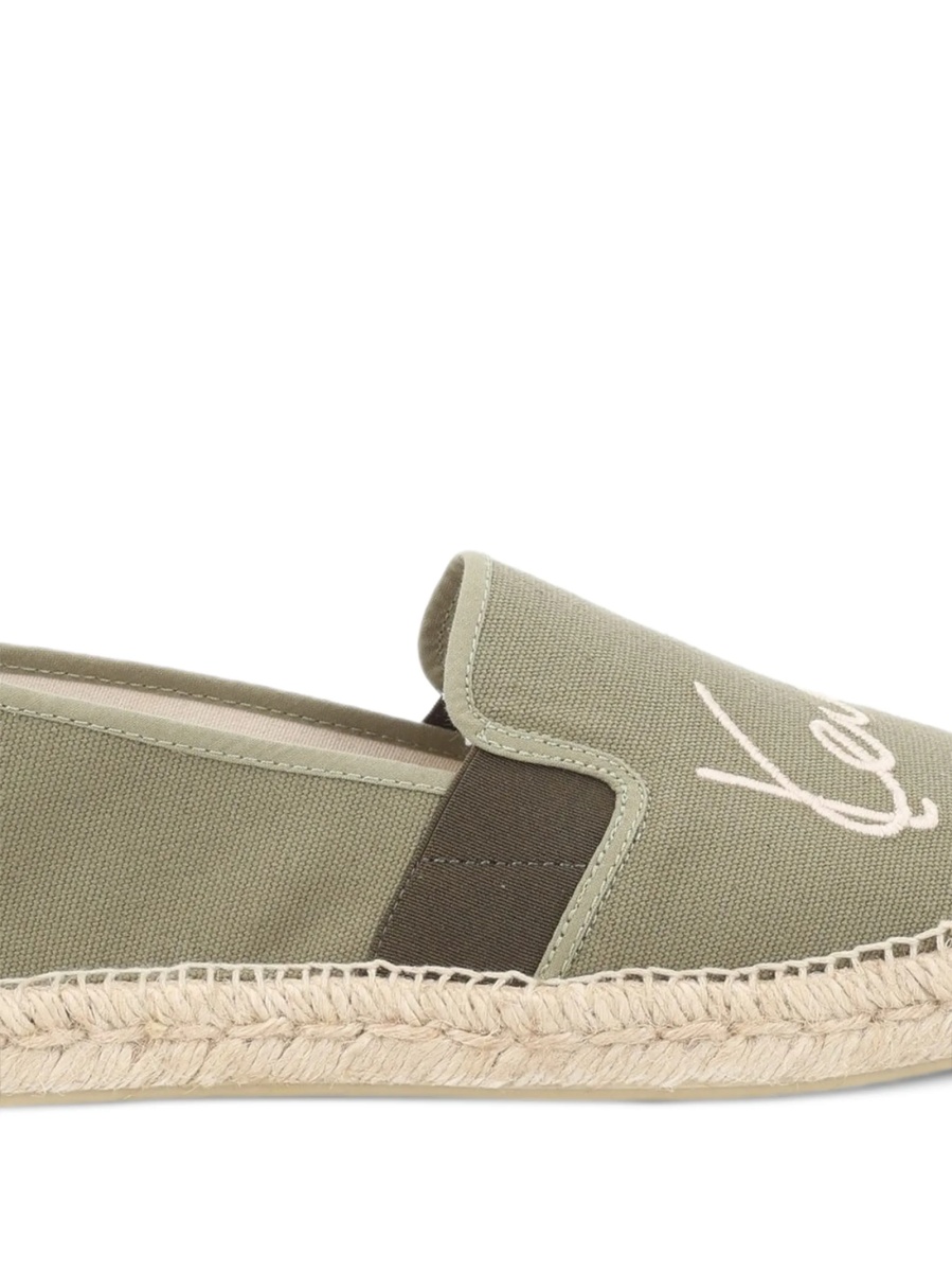 Espadrile Kenzo verzi din bumbac - Img 2