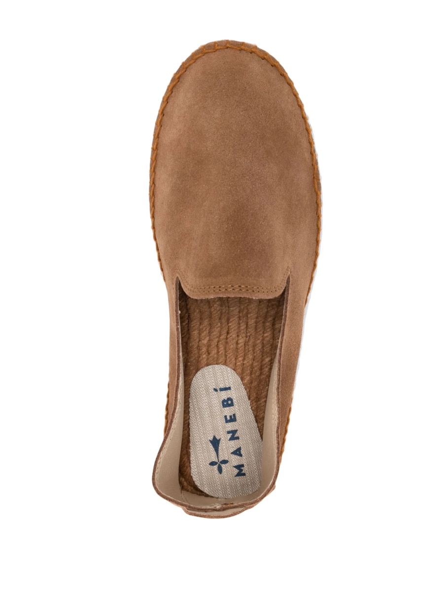 Espadrile Manebí maro din piele intoarsa - Img 4