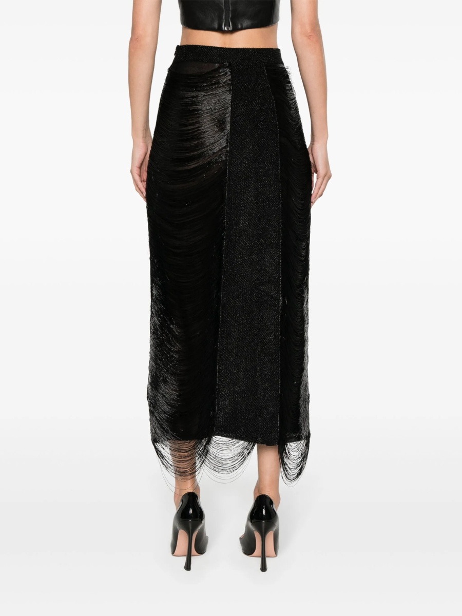 Fusta Alexander McQueen neagra - Img 4