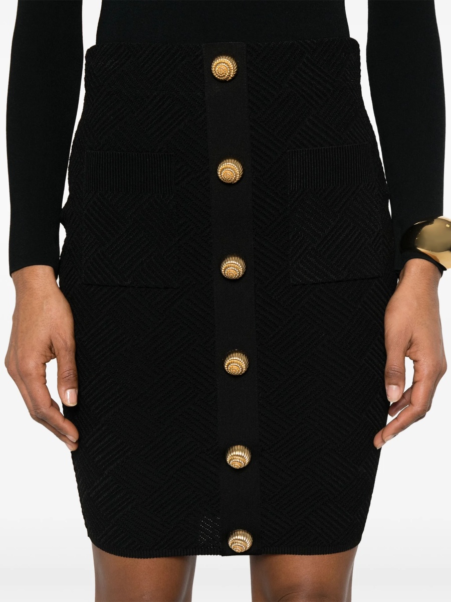 Fusta Balmain neagra - Img 5