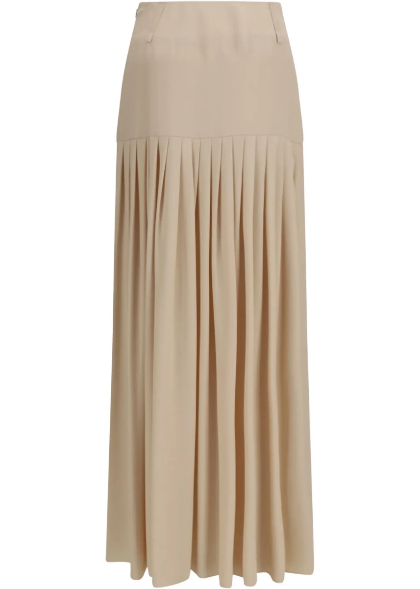 Fusta Calla long Skirt in viscose crêpe - Img 4