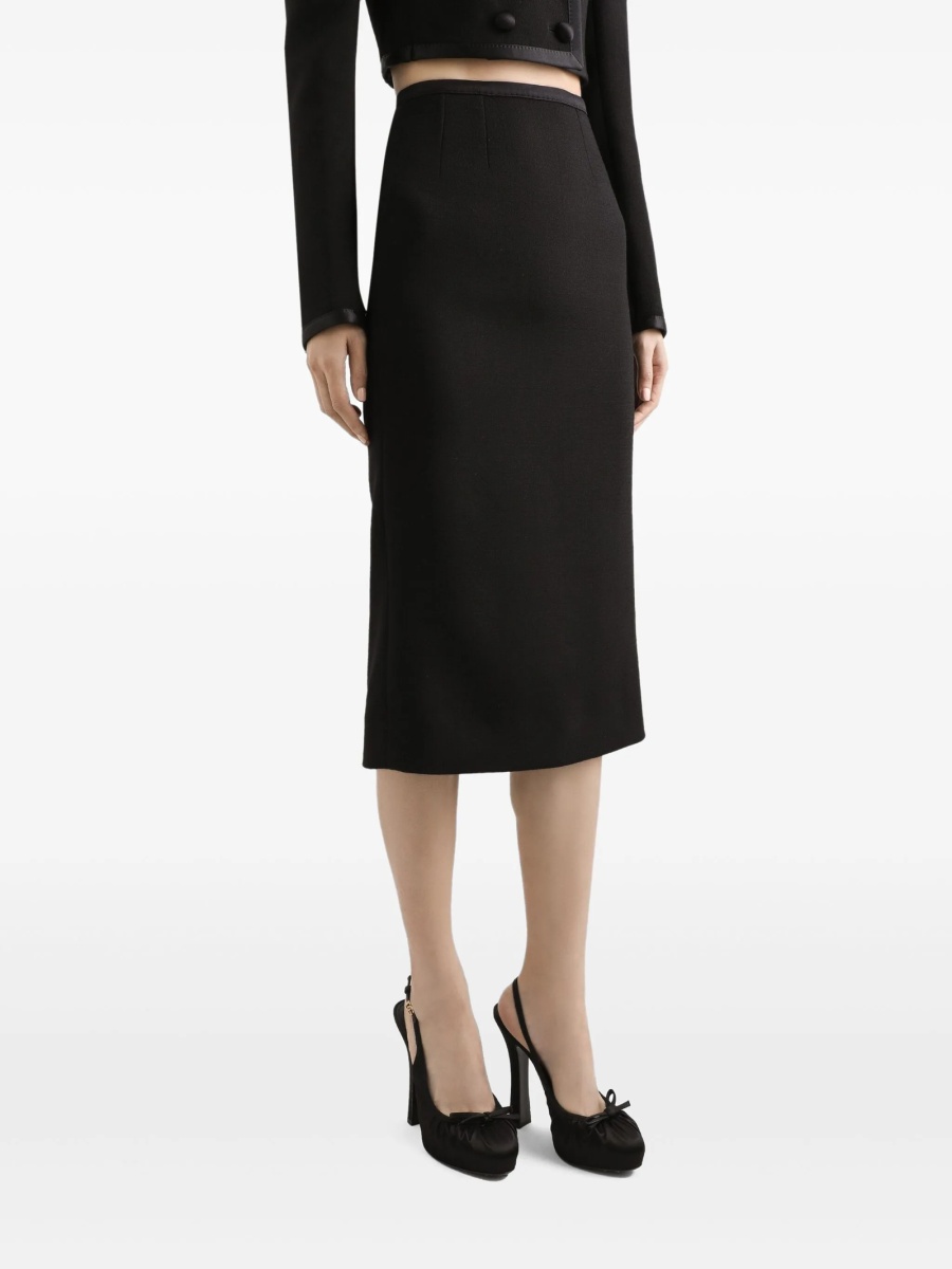 Fusta drepte Dolce &amp; Gabbana neagra - Img 4